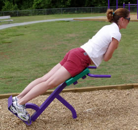 Back Extension Fitness Trail